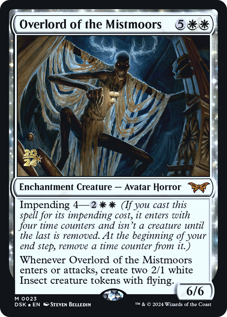 Overlord of the Mistmoors (PDSK-23S) - Duskmourn: House of Horror Promos Foil - Premium MTG Single from Wizards of the Coast - Just $9.39! Shop now at Game Crave Tournament Store