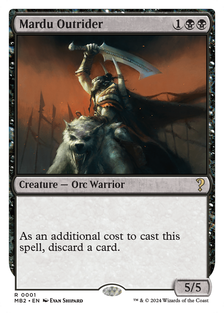 Mardu Outrider (MB2-001) - Mystery Booster 2 - Premium MTG Single from Wizards of the Coast - Just $0.27! Shop now at Game Crave Tournament Store