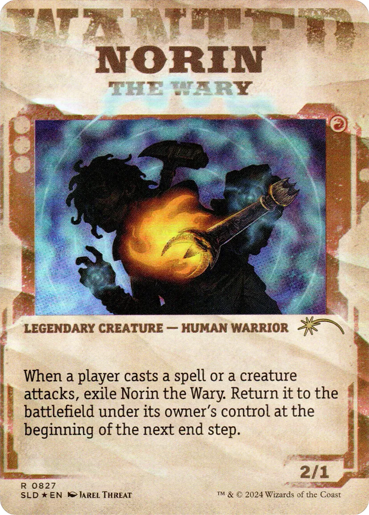 Norin the Wary // Norin the Wary (SLD-827) - Secret Lair Drop (Borderless) - Premium MTG Single from Wizards of the Coast - Just $10.86! Shop now at Game Crave Tournament Store