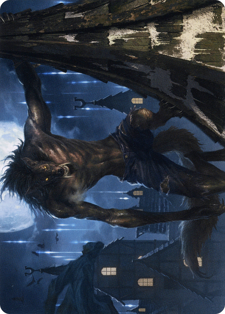 Stalking Predator // Stalking Predator (AMID-040) - Midnight Hunt Art Series (Borderless) Foil - Premium MTG Single from Wizards of the Coast - Just $0! Shop now at Game Crave Tournament Store