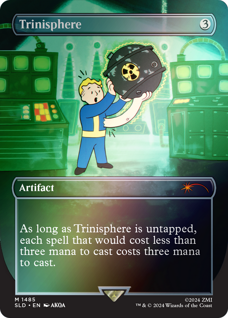 Trinisphere (SLD-1485★) - Secret Lair Drop (Borderless) Foil - Premium MTG Single from Wizards of the Coast - Just $19.18! Shop now at Game Crave Tournament Store