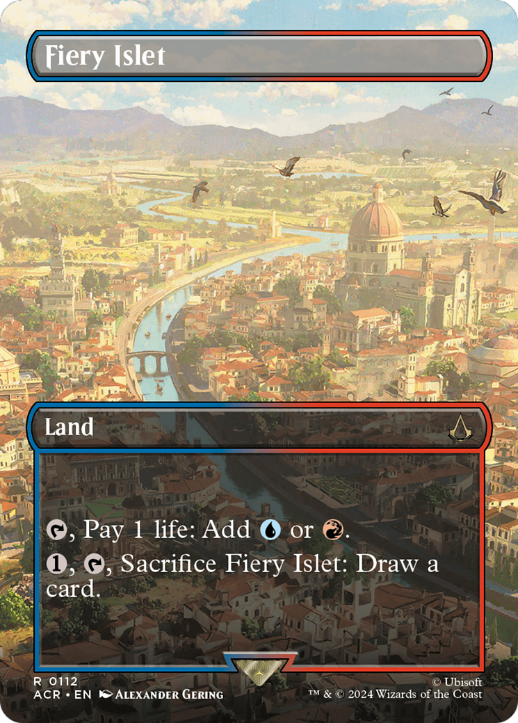 Fiery Islet (ACR-112) - Assassin's Creed - Premium MTG Single from Wizards of the Coast - Just $4.94! Shop now at Game Crave Tournament Store