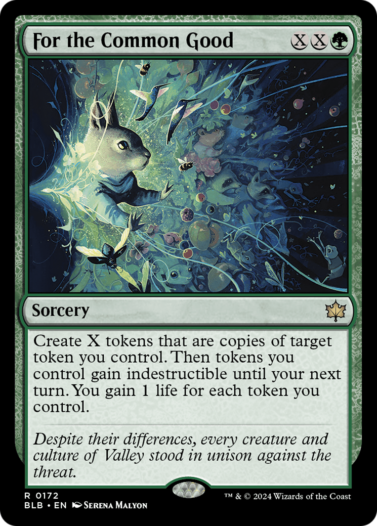 For the Common Good (BLB-172) - Bloomburrow Foil - Premium MTG Single from Wizards of the Coast - Just $1! Shop now at Game Crave Tournament Store
