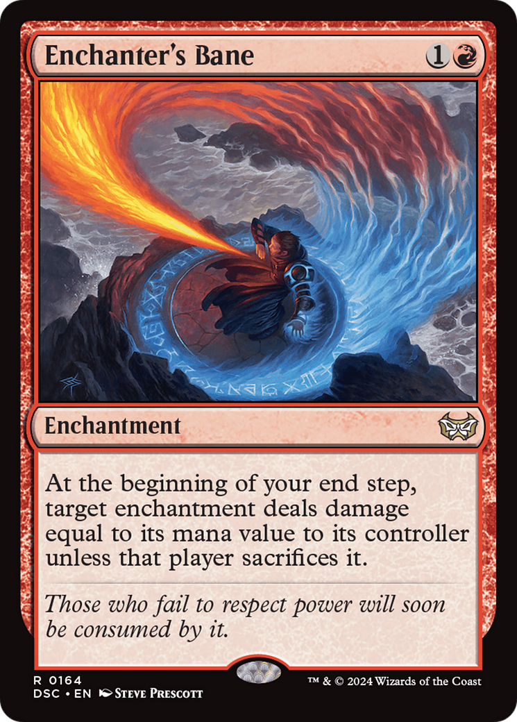 Enchanter's Bane (DSC-164) - Duskmourn: House of Horror Commander - Premium MTG Single from Wizards of the Coast - Just $0.25! Shop now at Game Crave Tournament Store