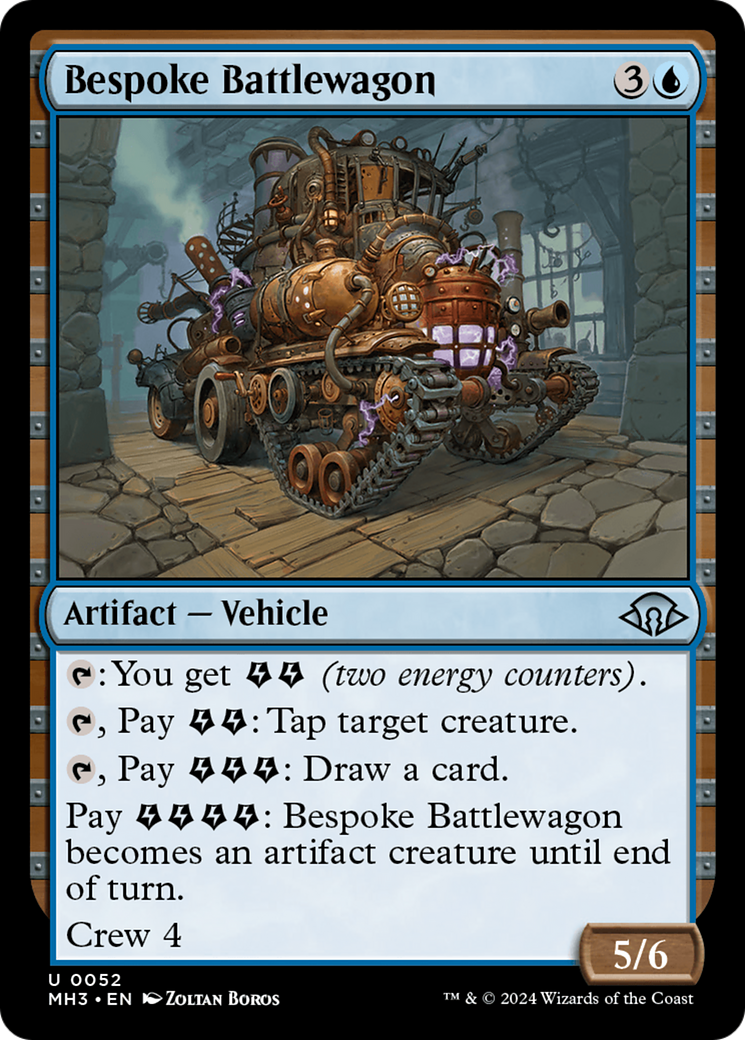 Bespoke Battlewagon (MH3-052) - Modern Horizons 3 - Premium MTG Single from Wizards of the Coast - Just $0.25! Shop now at Game Crave Tournament Store