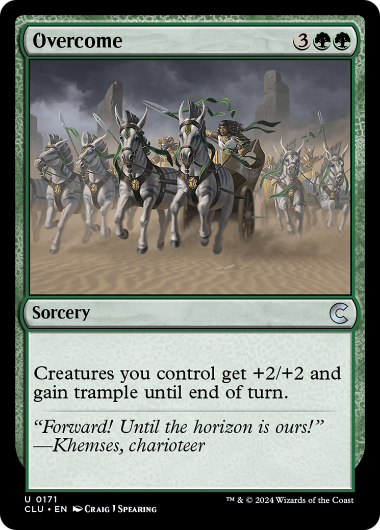 Overcome (CLU-171) - Ravnica: Clue Edition - Premium MTG Single from Wizards of the Coast - Just $0.25! Shop now at Game Crave Tournament Store