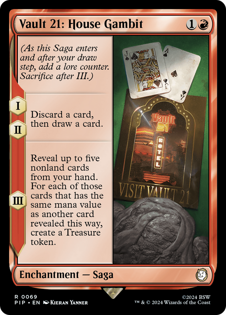 Vault 21: House Gambit (PIP-069) - Fallout - Premium MTG Single from Wizards of the Coast - Just $0.25! Shop now at Game Crave Tournament Store