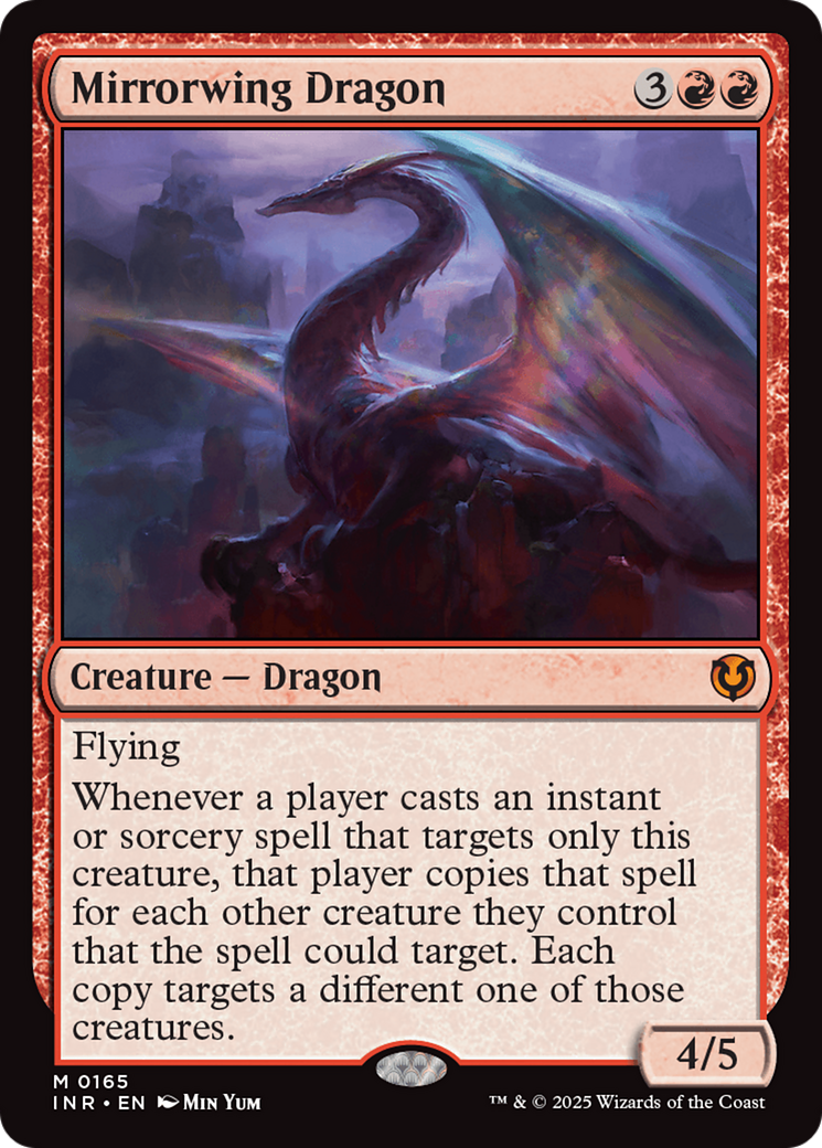 Mirrorwing Dragon (-165) - Innistrad Remastered Foil - Premium MTG Single from Wizards of the Coast - Just $0.67! Shop now at Game Crave Tournament Store