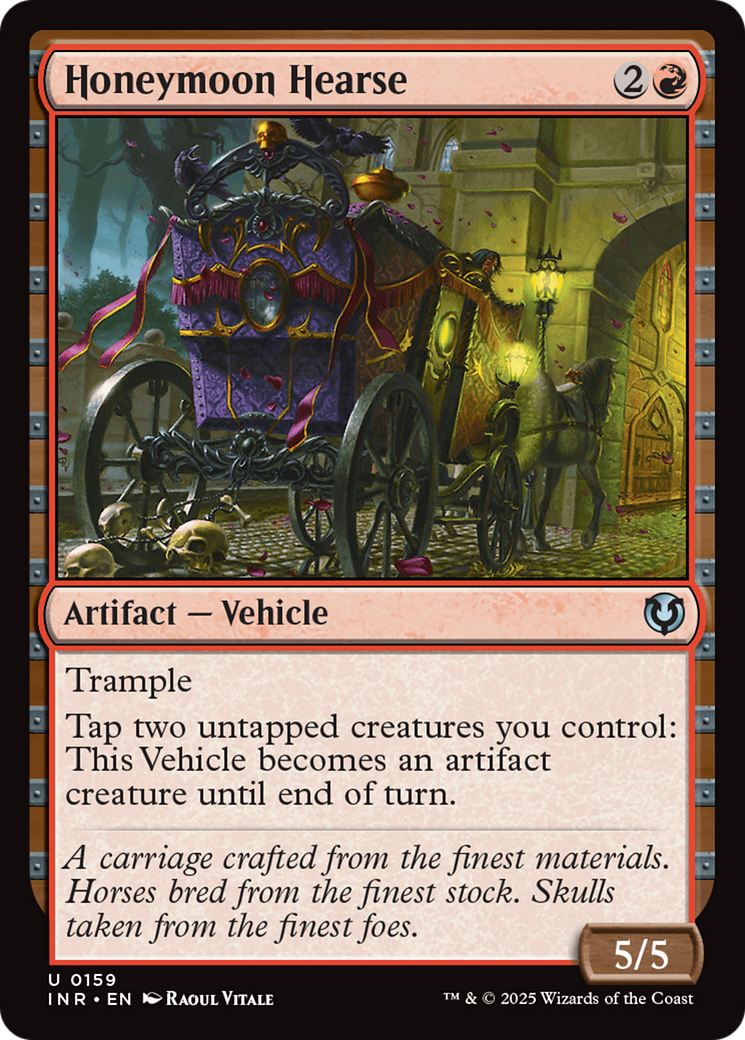 Honeymoon Hearse (-159) - Innistrad Remastered Foil - Premium MTG Single from Wizards of the Coast - Just $0.25! Shop now at Game Crave Tournament Store