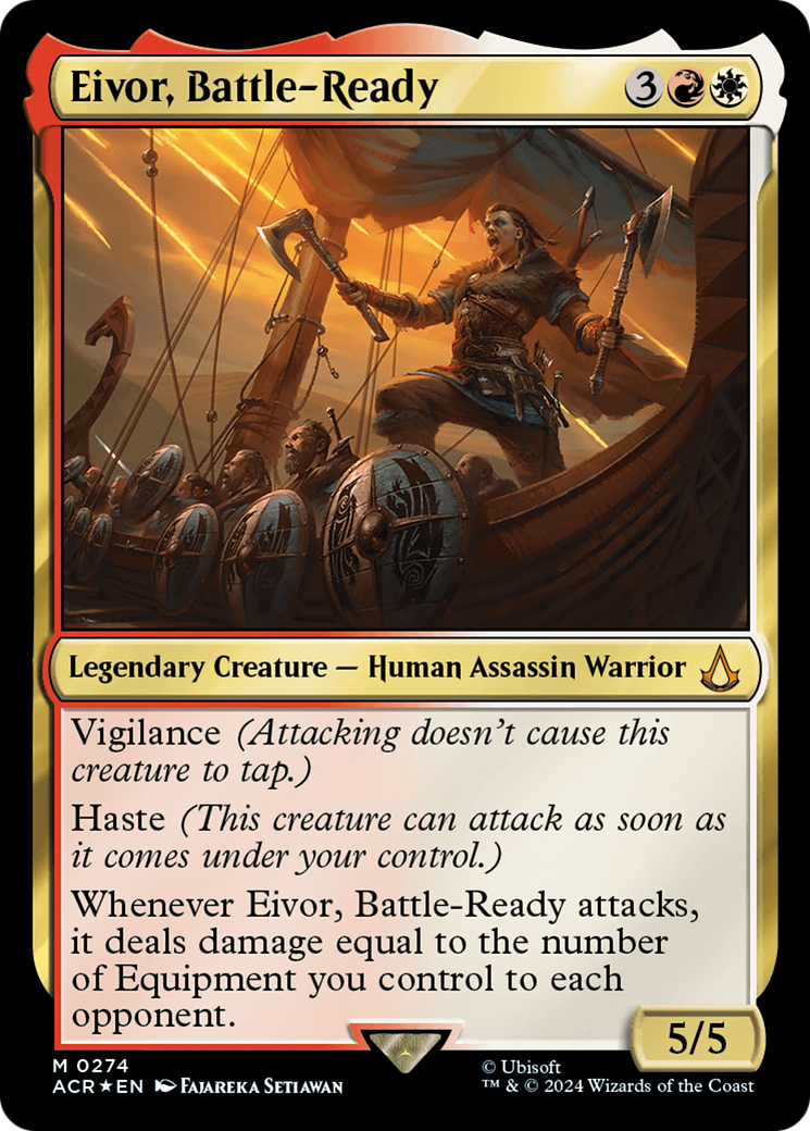 Eivor, Battle-Ready (ACR-274) - Assassin's Creed Foil - Premium MTG Single from Wizards of the Coast - Just $1.17! Shop now at Game Crave Tournament Store