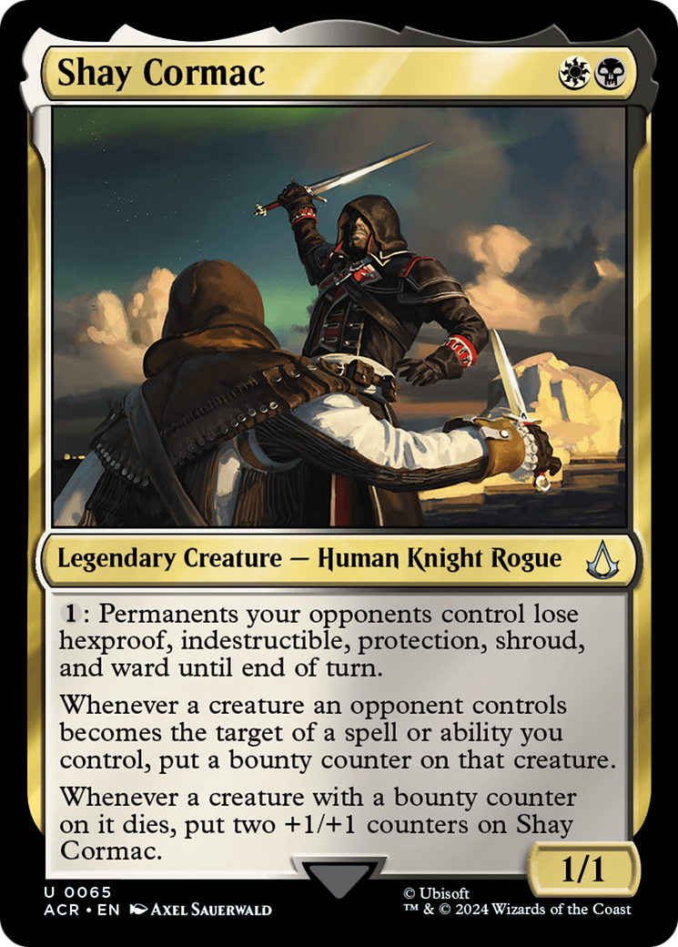Shay Cormac (ACR-065) - Assassin's Creed - Premium MTG Single from Wizards of the Coast - Just $0.25! Shop now at Game Crave Tournament Store