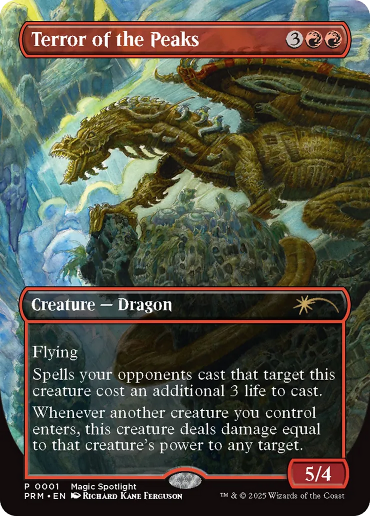 Terror of the Peaks (UMP-001) - Spotlight Series (Borderless) Foil