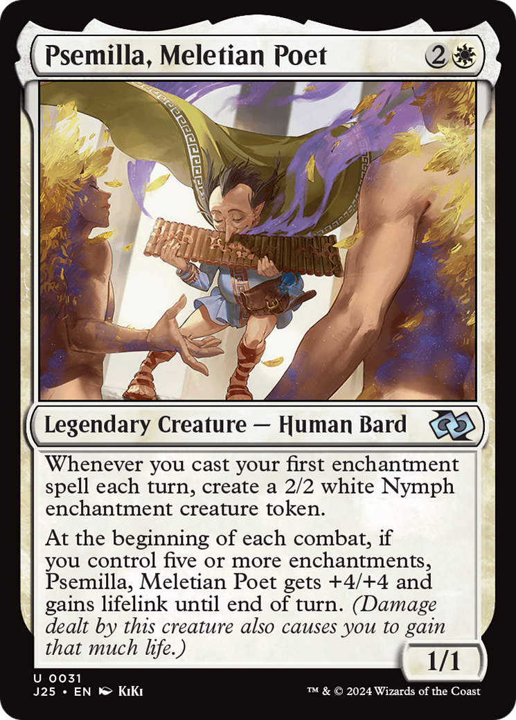 Psemilla, Meletian Poet (J25-031) - Foundations Jumpstart - Premium MTG Single from Wizards of the Coast - Just $0.25! Shop now at Game Crave Tournament Store