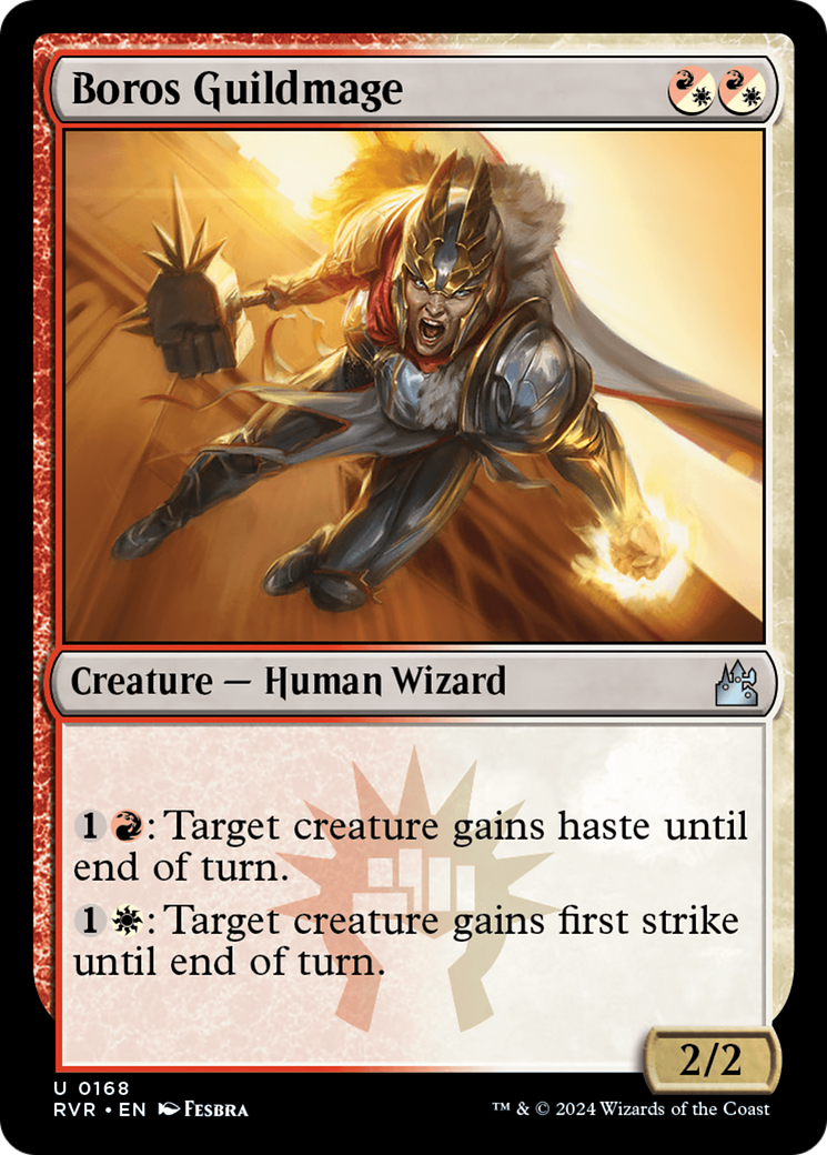 Boros Guildmage (RVR-168) - Ravnica Remastered - Premium MTG Single from Wizards of the Coast - Just $0.25! Shop now at Game Crave Tournament Store