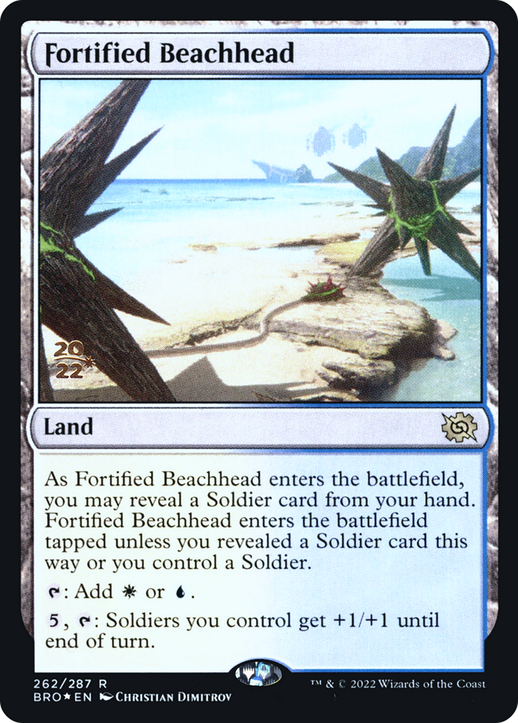 Fortified Beachhead (PBRO-262S) - The Brothers' War Promos Foil