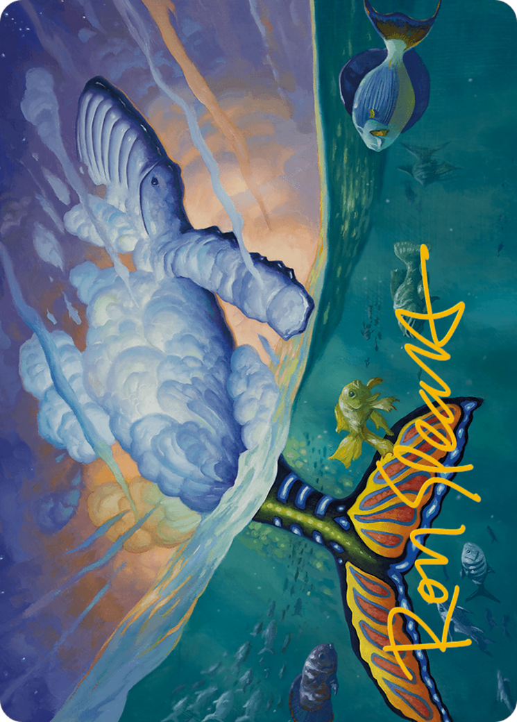 Dreamtide Whale // Dreamtide Whale (AMH3-002) - Modern Horizons 3 Art Series (Borderless) Foil