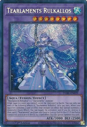 Tearlaments Rulkallos (DABL-EN039) - Darkwing Blast 1st Edition - Premium Yugioh Single from Konami - Just $5.89! Shop now at Game Crave Tournament Store