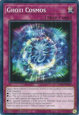 Ghoti Cosmos (DABL-EN090) - Darkwing Blast 1st Edition - Premium Yugioh Single from Konami - Just $0.25! Shop now at Game Crave Tournament Store