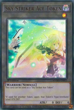 Token: Sky Striker Ace (MAMA-EN013) - Magnificent Mavens 1st Edition - Premium Yugioh Single from Konami - Just $0.45! Shop now at Game Crave Tournament Store