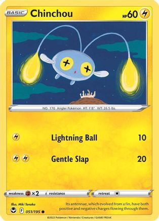Chinchou 51/195 - Silver Tempest