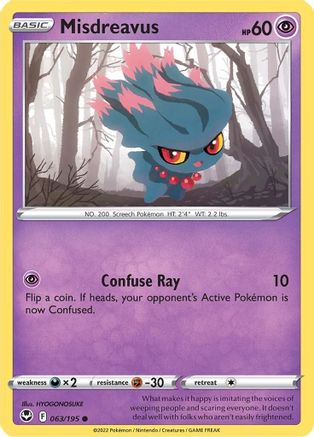 Misdreavus 63/195 - Silver Tempest