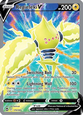 Regieleki V 175/195 - Silver Tempest Holofoil