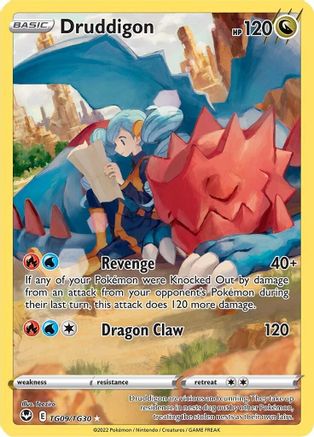 Druddigon TG09/30 - Silver Tempest Trainer Gallery Holofoil