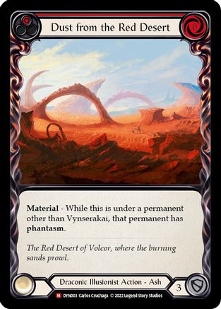 Dust from the Red Desert (DYN003) - Dynasty Rainbow Foil