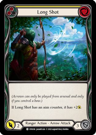Long Shot (Yellow) (DYN166) - Dynasty Rainbow Foil
