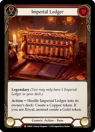 Imperial Ledger (DYN241) - Dynasty Cold Foil