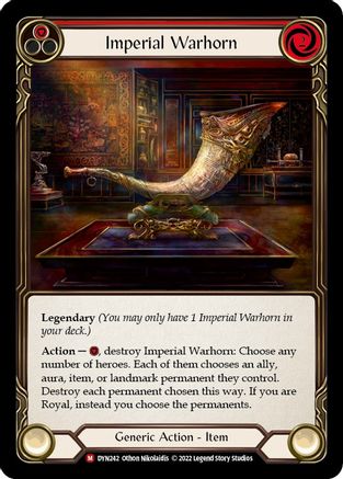 Imperial Warhorn (DYN242) - Dynasty Cold Foil