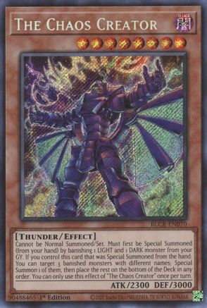 The Chaos Creator (BLCR-EN070) - Battles of Legend: Crystal Revenge 1st Edition - Premium Yugioh Single from Konami - Just $0.28! Shop now at Game Crave Tournament Store