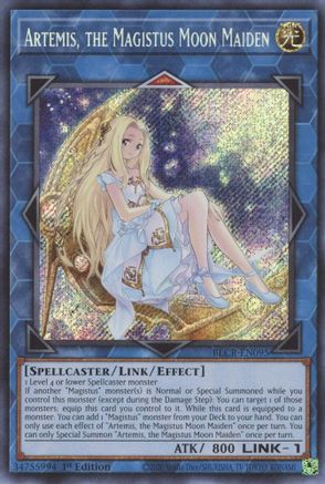 Artemis, the Magistus Moon Maiden (BLCR-EN095) - Battles of Legend: Crystal Revenge 1st Edition - Premium Yugioh Single from Konami - Just $0.25! Shop now at Game Crave Tournament Store