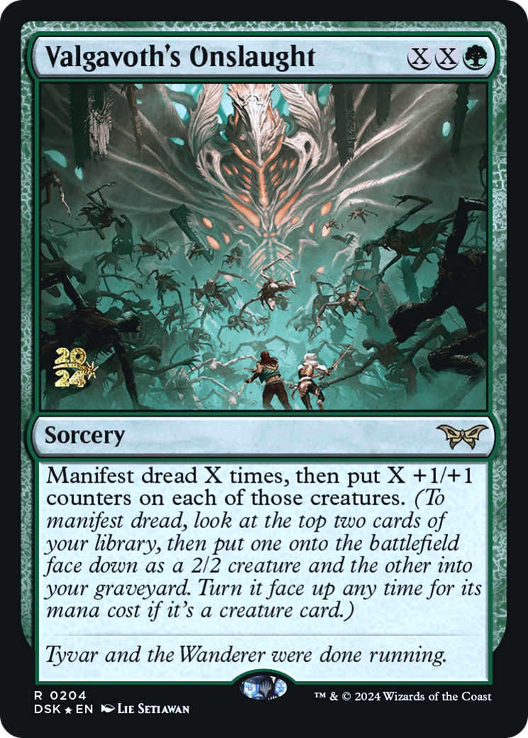 Valgavoth's Onslaught (PDSK-204S) - Duskmourn: House of Horror Promos Foil - Premium MTG Single from Wizards of the Coast - Just $0.55! Shop now at Game Crave Tournament Store