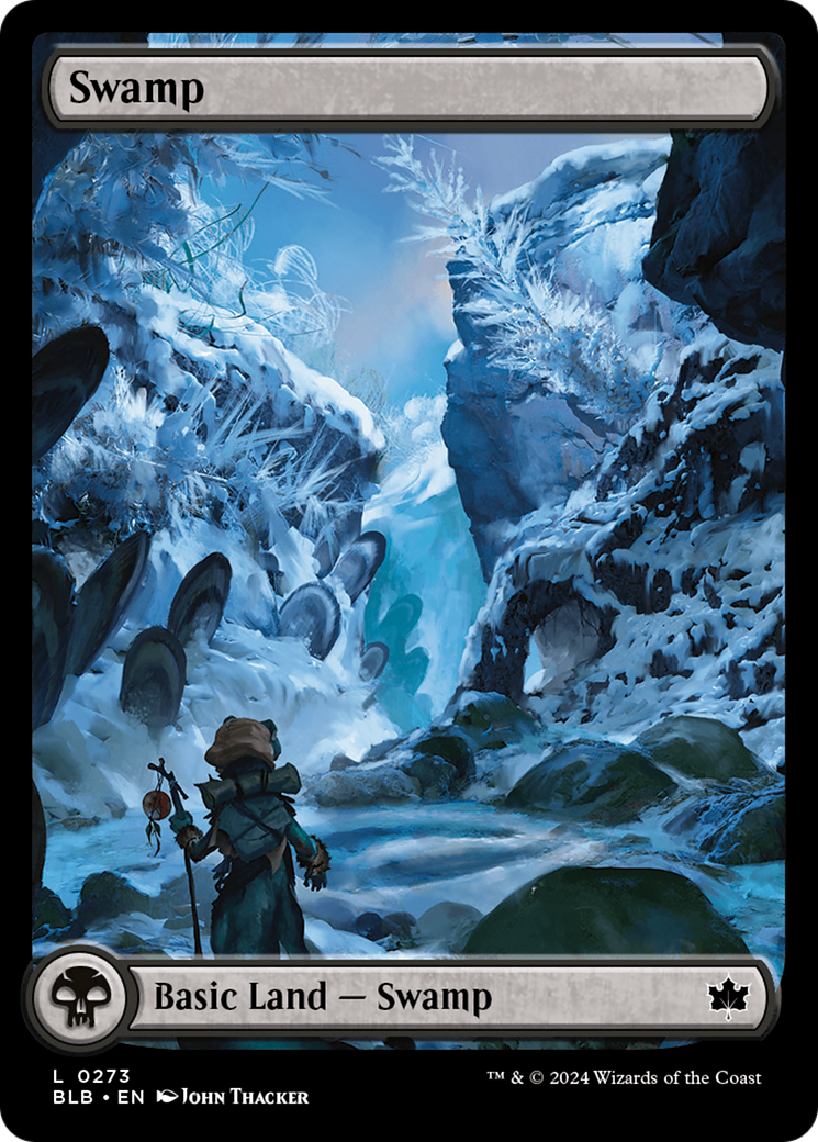 Swamp (BLB-273) - Bloomburrow Foil - Premium MTG Single from Wizards of the Coast - Just $1.05! Shop now at Game Crave Tournament Store