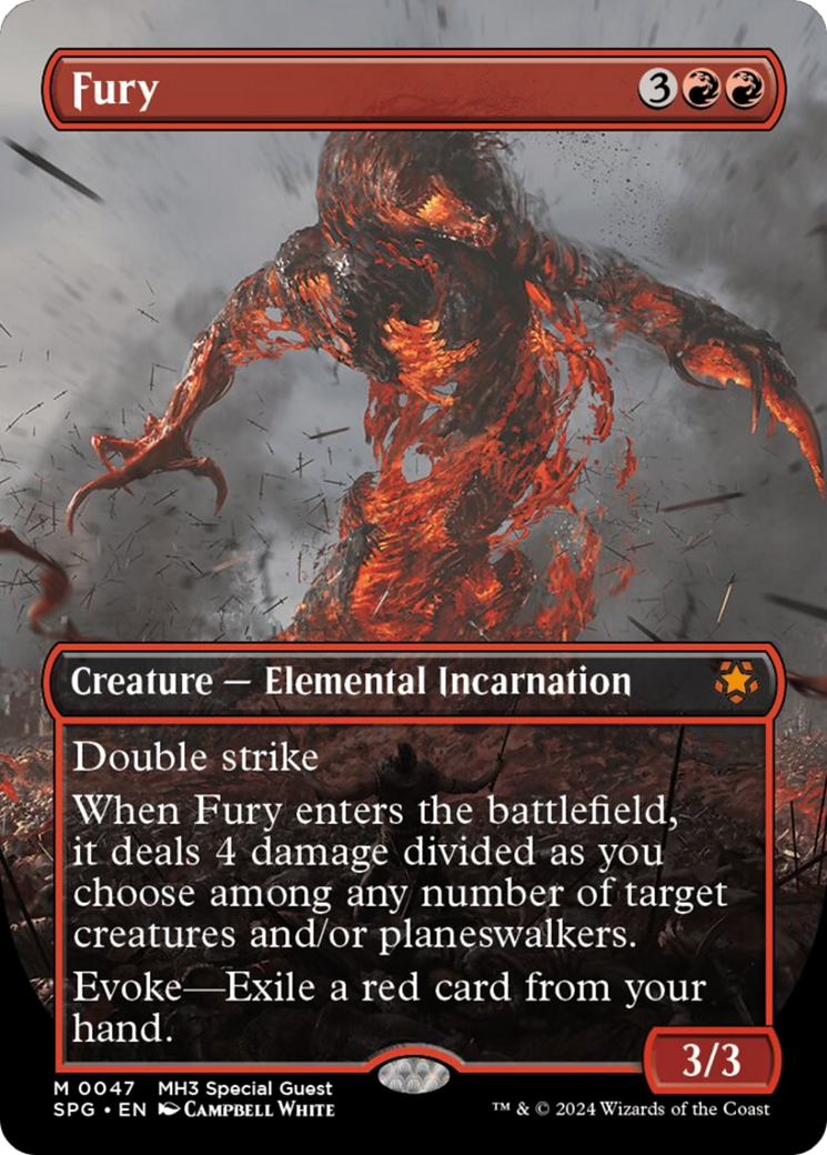 Fury (SPG-047) - Special Guests (Borderless) - Premium MTG Single from Wizards of the Coast - Just $4.18! Shop now at Game Crave Tournament Store