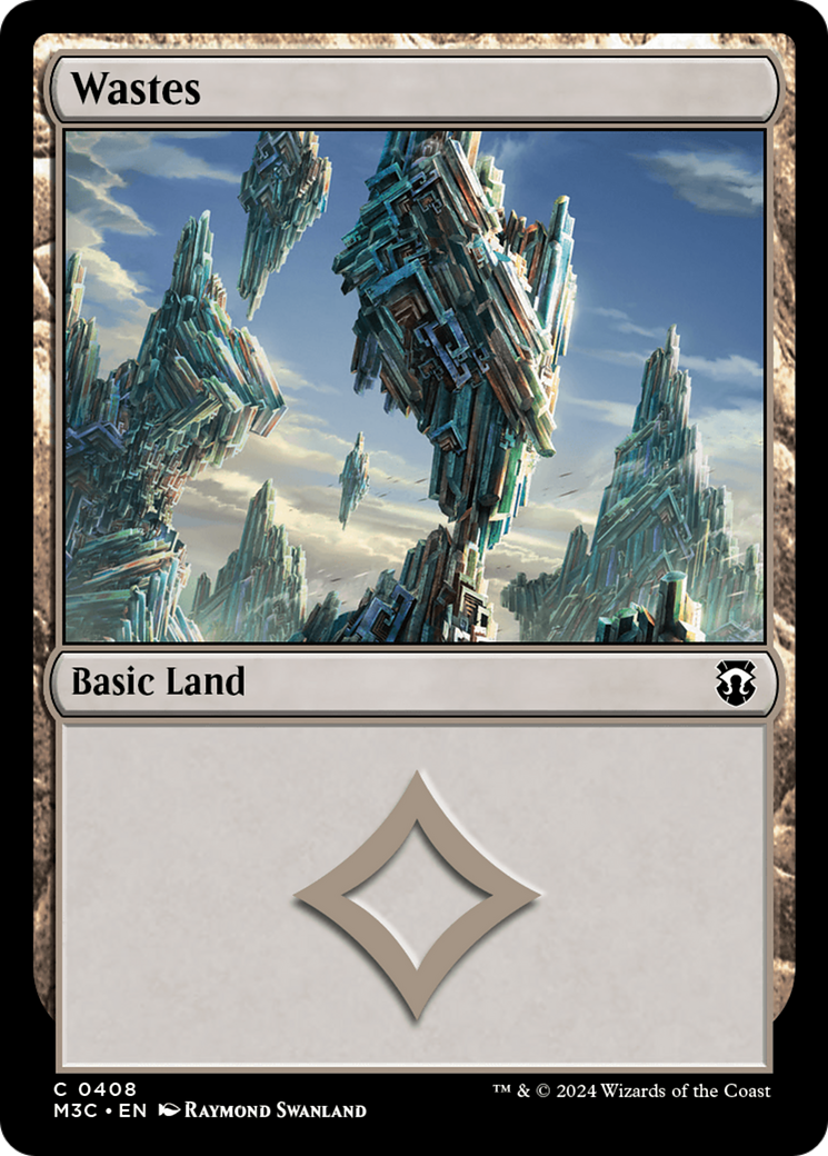 Wastes (M3C-408) - Modern Horizons 3 Commander Foil - Premium MTG Single from Wizards of the Coast - Just $1.25! Shop now at Game Crave Tournament Store