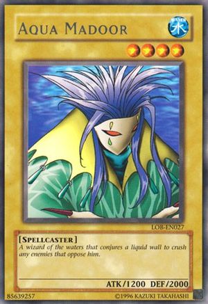 Aqua Madoor (LOB-EN027) - Legend of Blue Eyes White Dragon (Worldwide English) Unlimited - Premium Yugioh Single from Konami - Just $0.59! Shop now at Game Crave Tournament Store