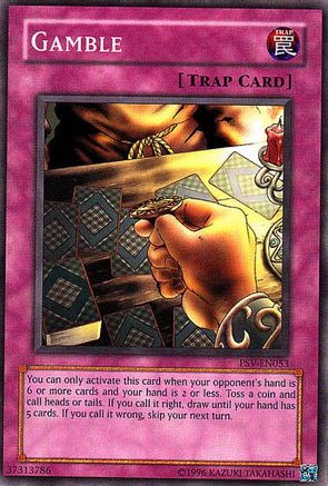 Gamble (PSV-EN053) - Pharaoh's Servant (Worldwide English) - Premium Yugioh Single from Konami - Just $0.90! Shop now at Game Crave Tournament Store