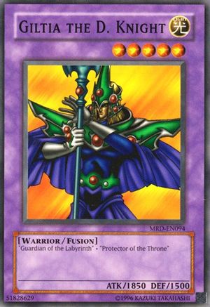 Giltia the D. Knight (MRD-EN094) - Metal Raiders (Worldwide English) Unlimited - Premium Yugioh Single from Konami - Just $0.56! Shop now at Game Crave Tournament Store