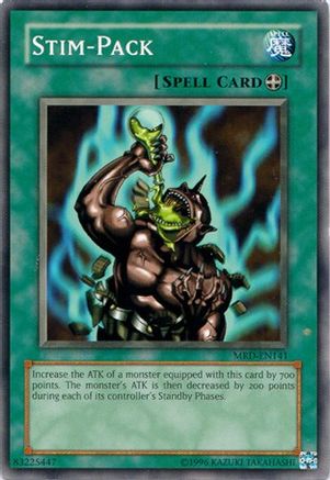 Stim-Pack (MRD-EN141) - Metal Raiders (Worldwide English) Unlimited - Premium Yugioh Single from Konami - Just $0.79! Shop now at Game Crave Tournament Store