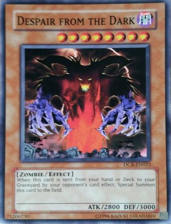 Despair from the Dark (DCR-EN023) - Dark Crisis (Worldwide English) Unlimited - Premium Yugioh Single from Konami - Just $0.59! Shop now at Game Crave Tournament Store