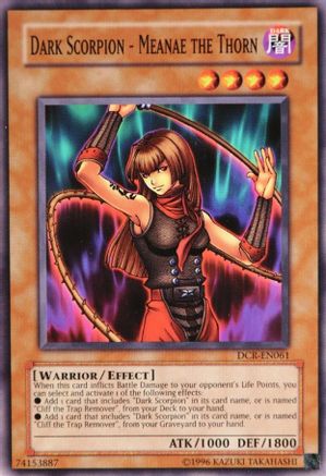 Dark Scorpion - Meanae the Thorn (DCR-EN061) - Dark Crisis (Worldwide English) Unlimited - Premium Yugioh Single from Konami - Just $0.25! Shop now at Game Crave Tournament Store
