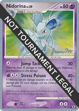 Nidorina - 2009 (Jason Martinez) 73 - World Championship Decks