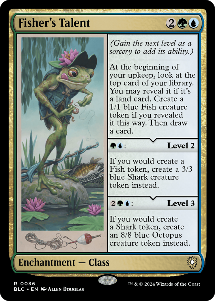 Fisher's Talent (BLC-036) - Bloomburrow Commander - Premium MTG Single from Wizards of the Coast - Just $0.26! Shop now at Game Crave Tournament Store