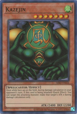 Kazejin (MRD-EN026) - Metal Raiders (25th Anniversary Edition) Unlimited - Premium Yugioh Single from Konami - Just $1.68! Shop now at Game Crave Tournament Store