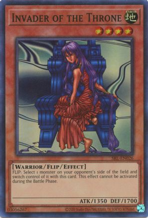 Invader of the Throne (SRL-EN026) - Spell Ruler (25th Anniversary Edition) Unlimited - Premium Yugioh Single from Konami - Just $0.39! Shop now at Game Crave Tournament Store