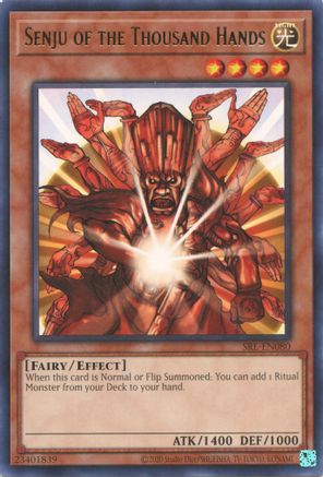Senju of the Thousand Hands (SRL-EN080) - Spell Ruler (25th Anniversary Edition) Unlimited - Premium Yugioh Single from Konami - Just $0.25! Shop now at Game Crave Tournament Store