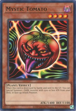 Mystic Tomato (SRL-EN094) - Spell Ruler (25th Anniversary Edition) Unlimited - Premium Yugioh Single from Konami - Just $0.42! Shop now at Game Crave Tournament Store