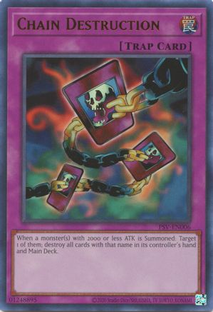 Chain Destruction (PSV-EN006) - Pharaoh's Servant (25th Anniversary Edition) Unlimited - Premium Yugioh Single from Konami - Just $8.86! Shop now at Game Crave Tournament Store